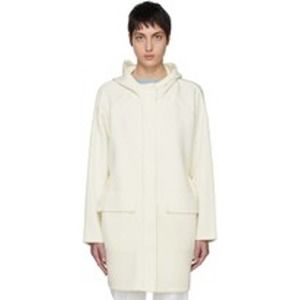 MAX MARA $1690 RETAIL OFF WHITE KNIT WOOL FESTOSO COAT